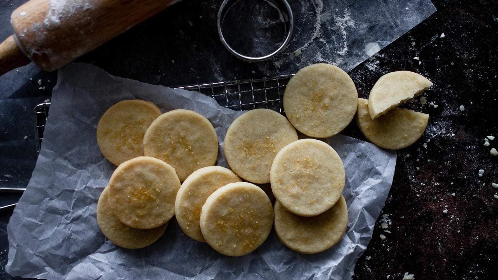 Butter Cookies Recipe Without Eggs recipe by The Bonnie Fig.