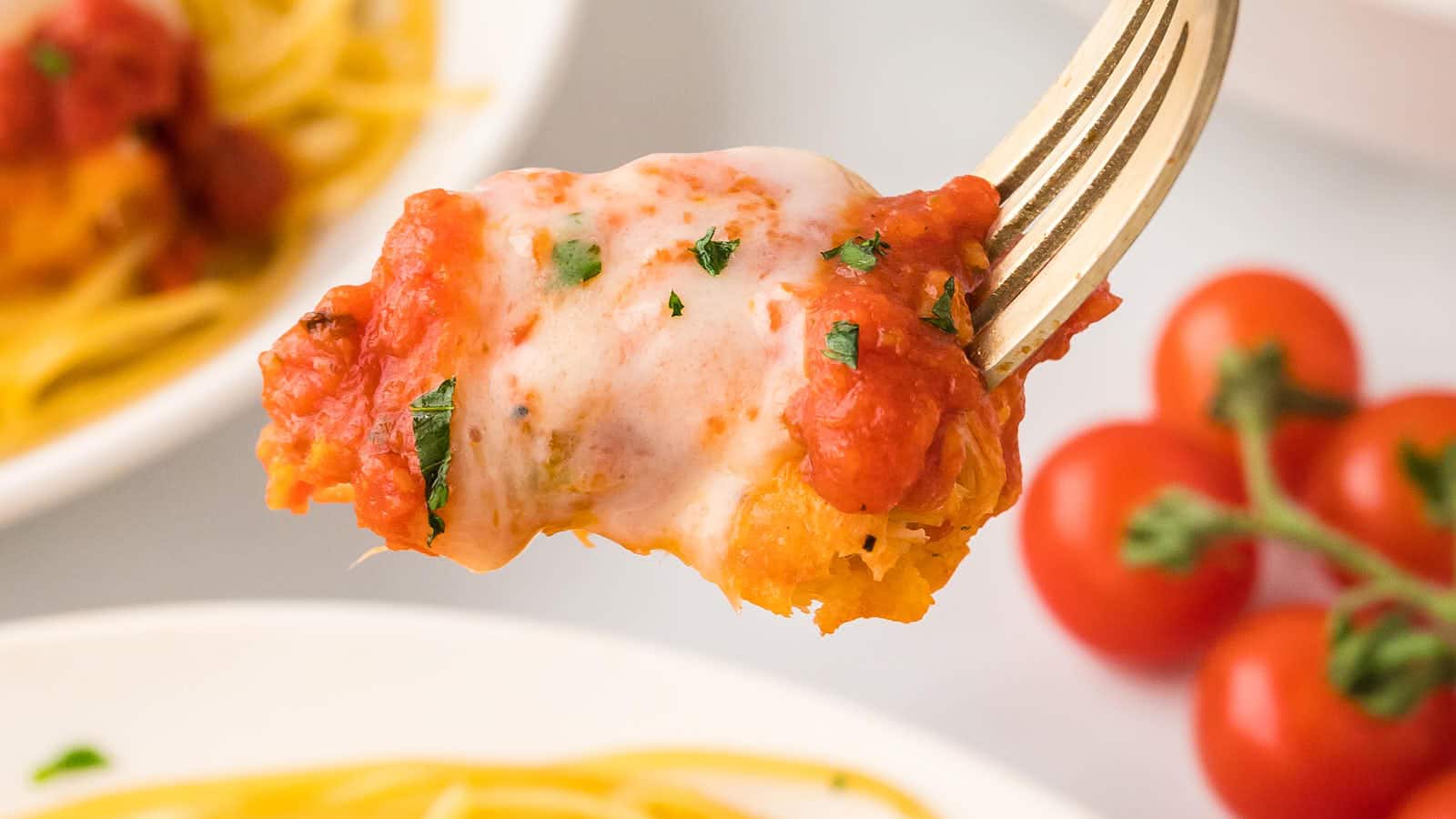 Cheesy Chicken Parmesan recipe by Cheerful Cook.