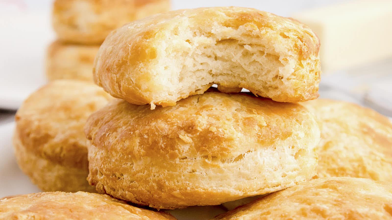 Homemade Air Fryer Biscuits recipe by Cheerful Cook.