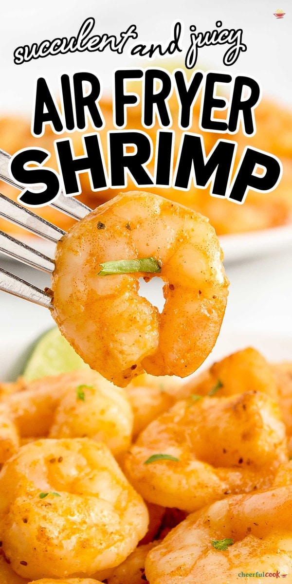 Sweet and sour Thai Red Curry air fryer shrimp.