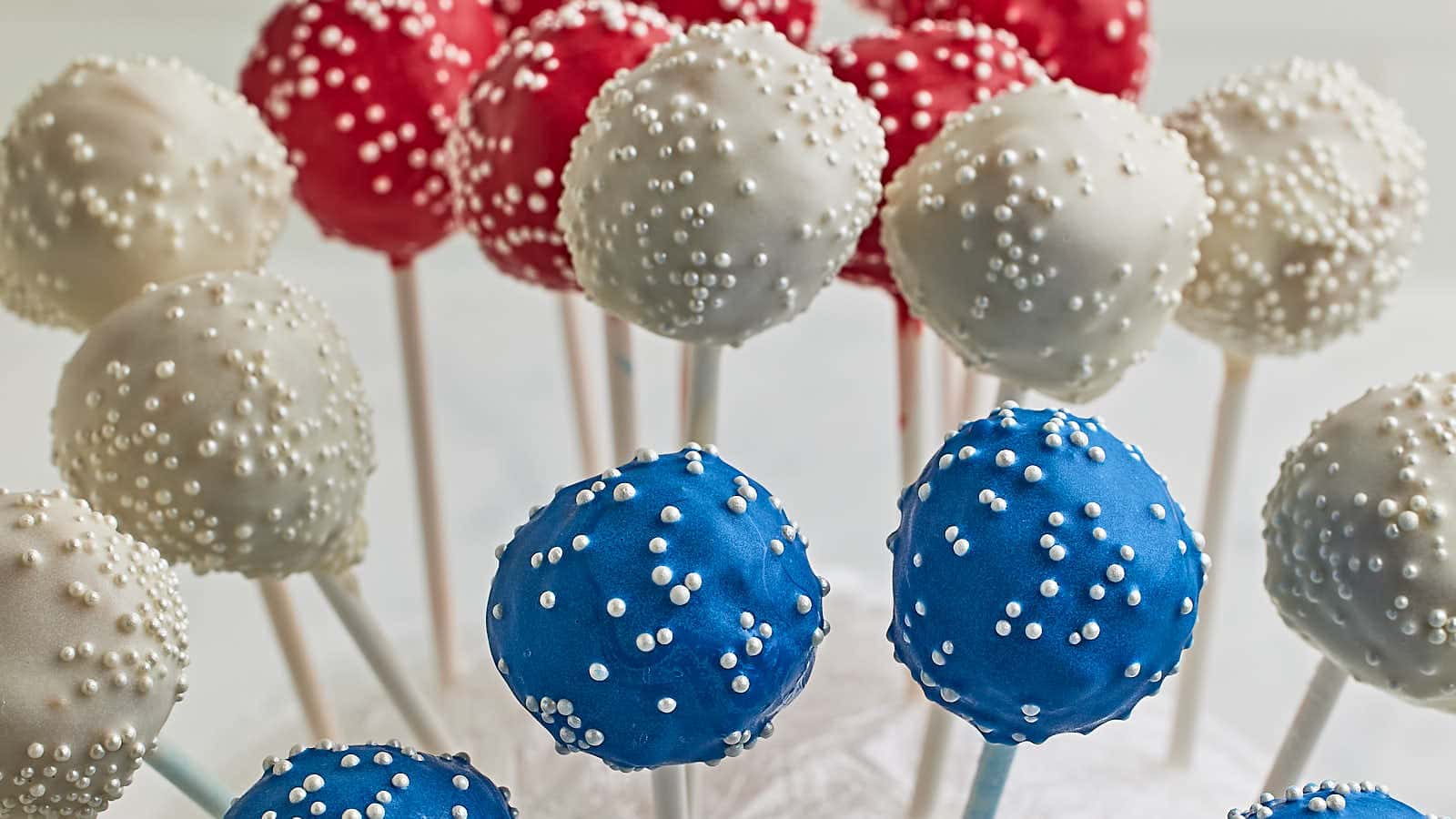 A variety of cake pops.