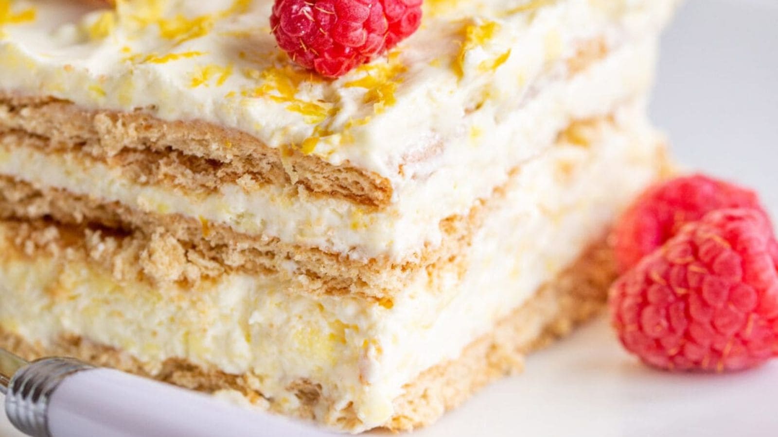 Lemon Icebox Cake recipe by Amanda’s Cookin'.