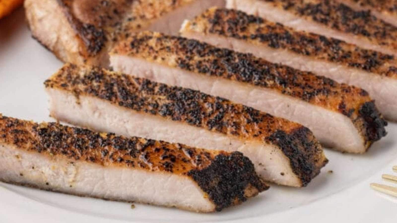 A close up of food.