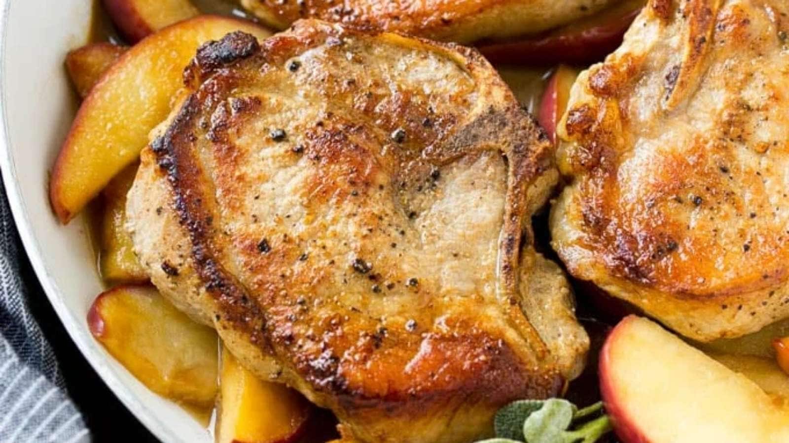 A close up of food.