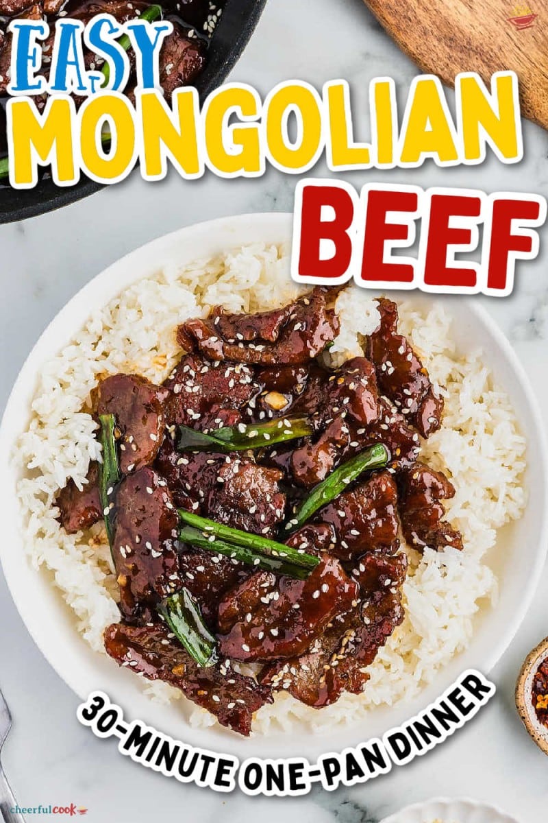 Quick and delicious Mongolian Beef Dinner ready in just 30 minutes with one pan.