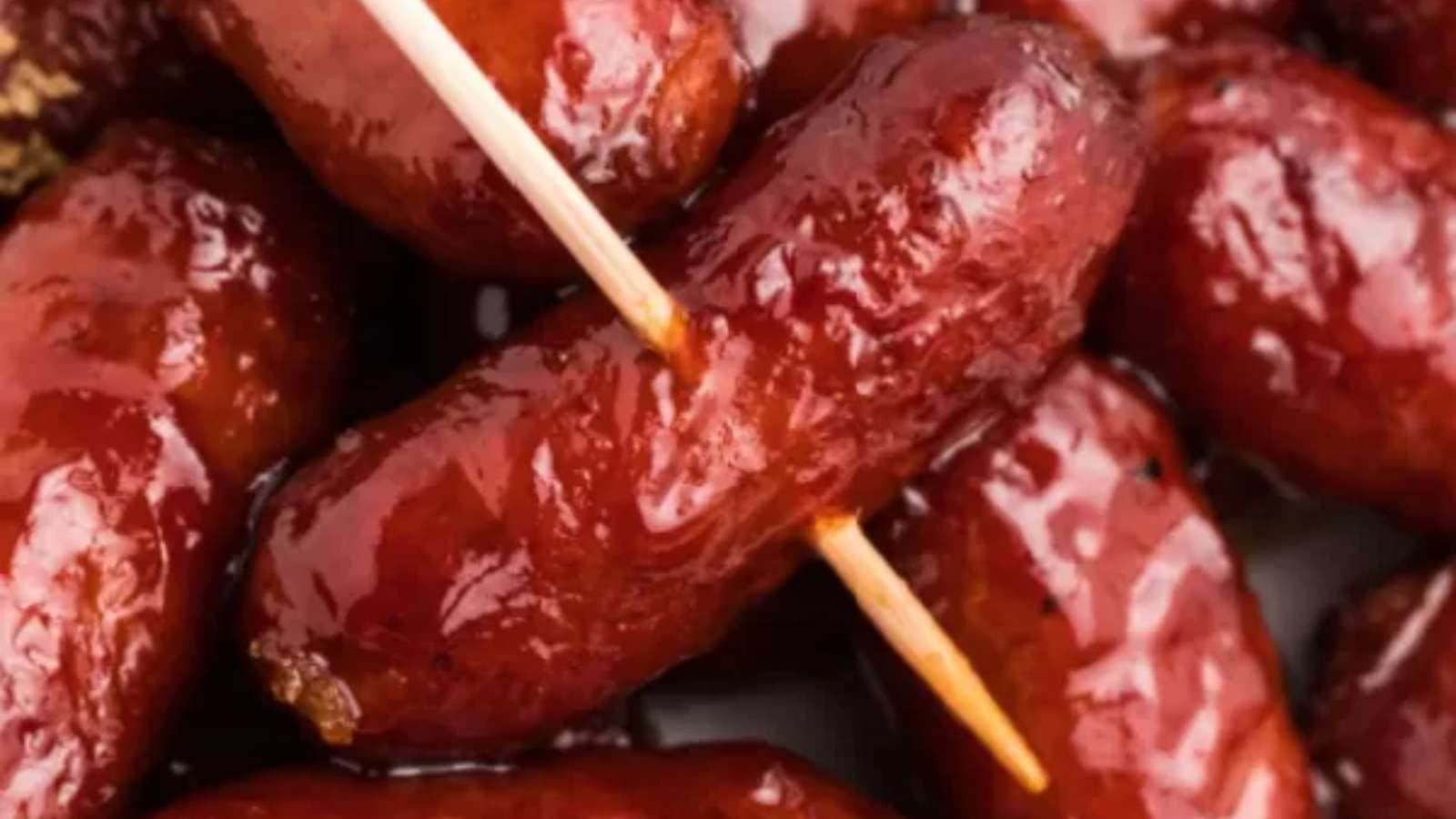Air Fryer BBQ Lil Smokies recipe by PinkWhen.