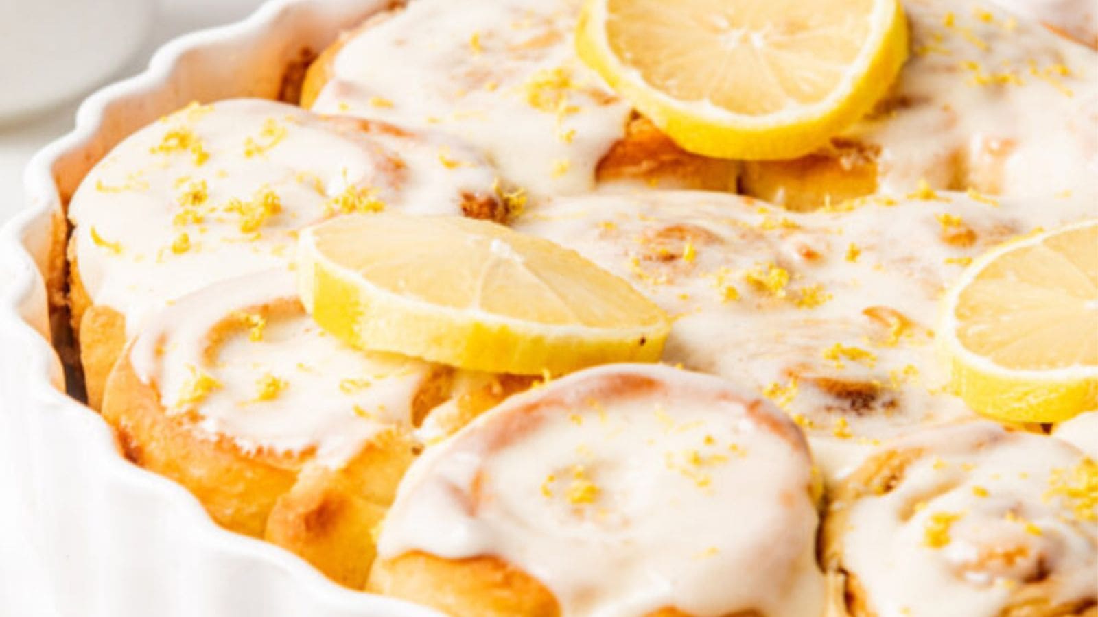Lemon Cinnamon Rolls recipe by Zen and Honey.