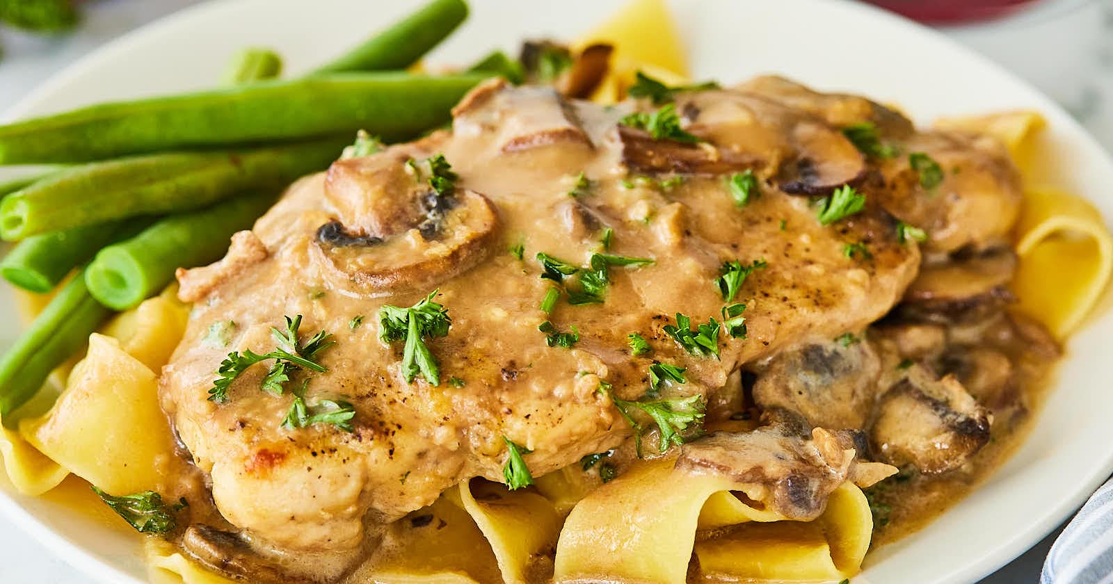 Chicken Marsala recipe by Cheerful Cook.