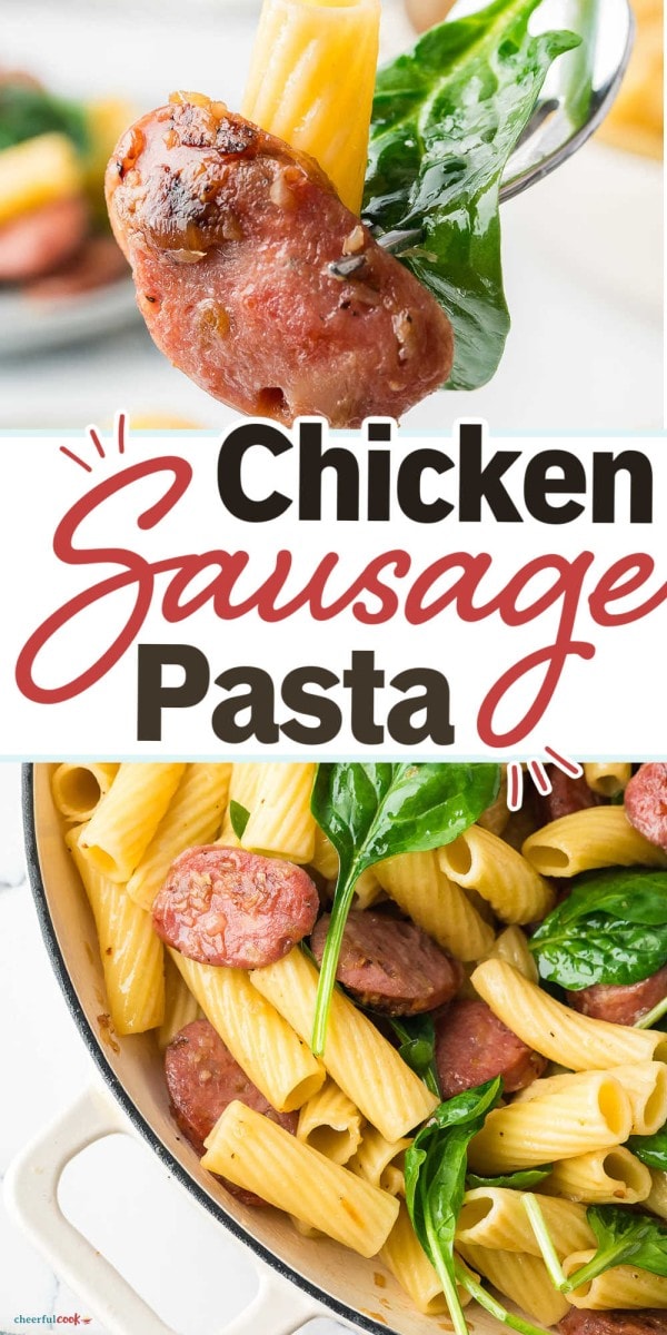 Bookmark our Chicken Sausage Pasta.