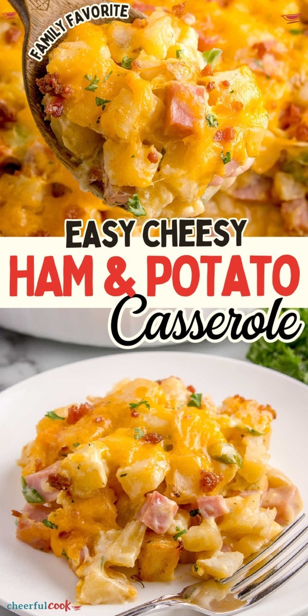 Easy and delicious, this Ham and Potato Casserole recipe is perfect for a quick and satisfying dinner.