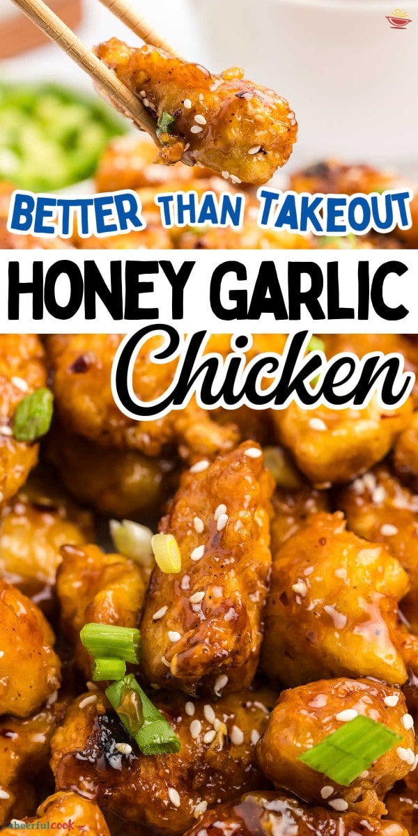 Enjoy some delicious Honey Garlic Chicken.