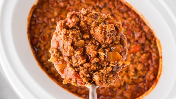 No-Bean Chili recipe by Cheerful Cook.