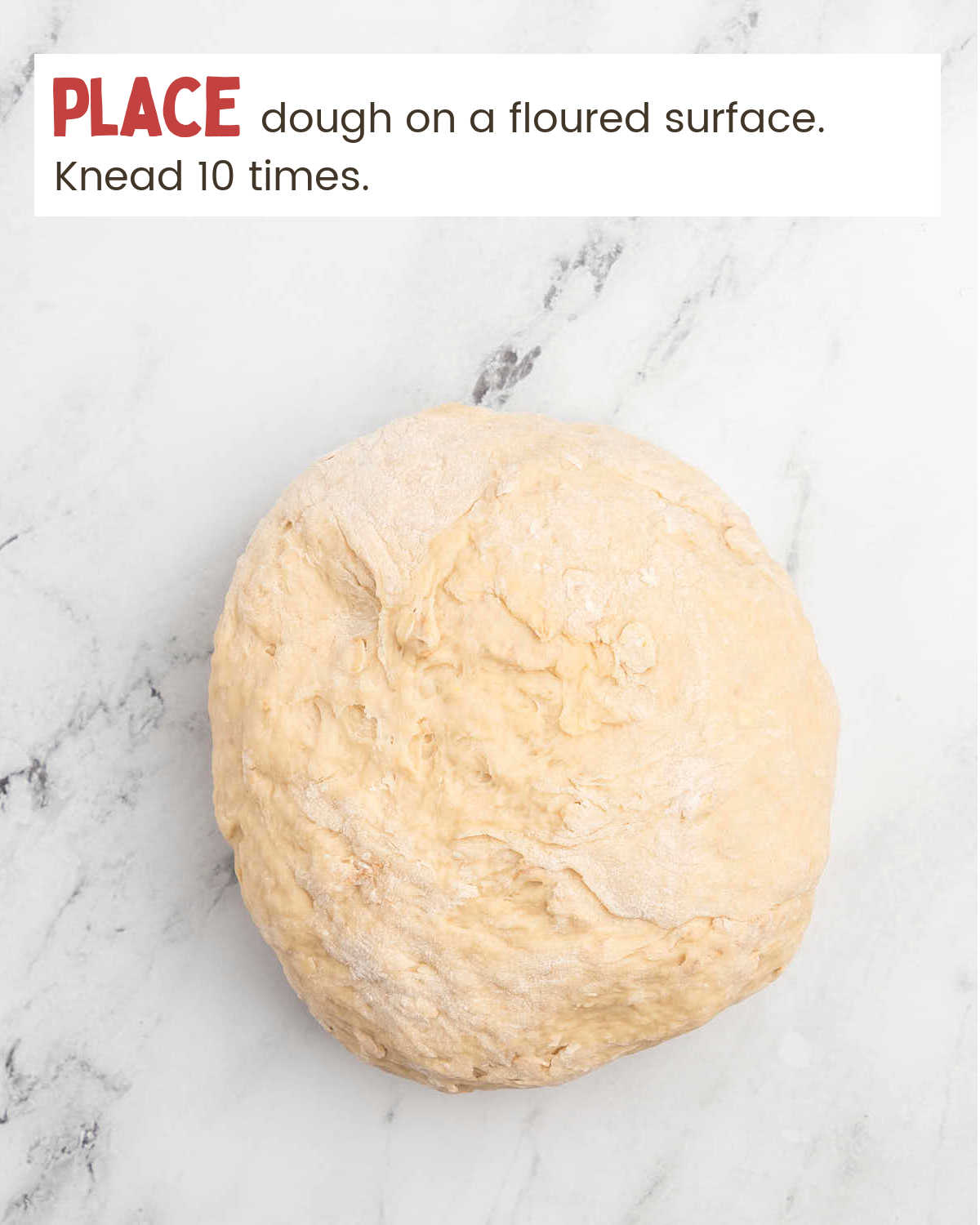 Oatmeal Dinner Rolls dough on floured surface
