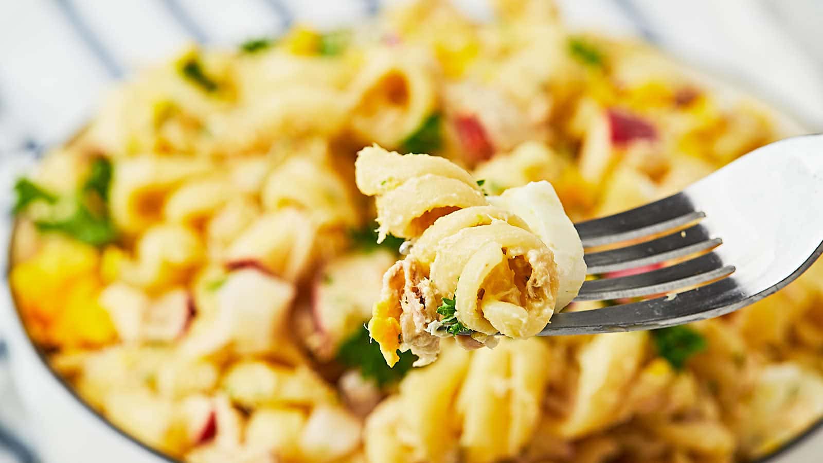 Tuna Pasta Salad recipe by Cheerful Cook.