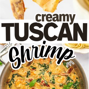 Creamy Tuscan Shrimp recipe by Cheerful Cook.