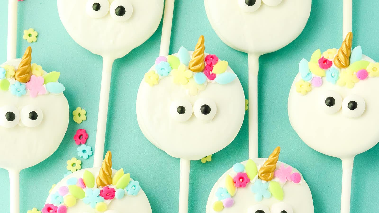 Unicorn Cake Pops recipe by Cheerful Cook.
