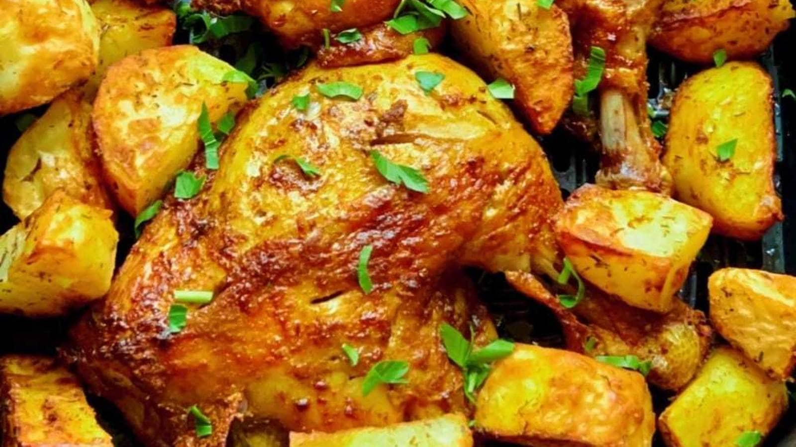 Chicken Leg Quarters recipe by Nkechi Ajaeroh.