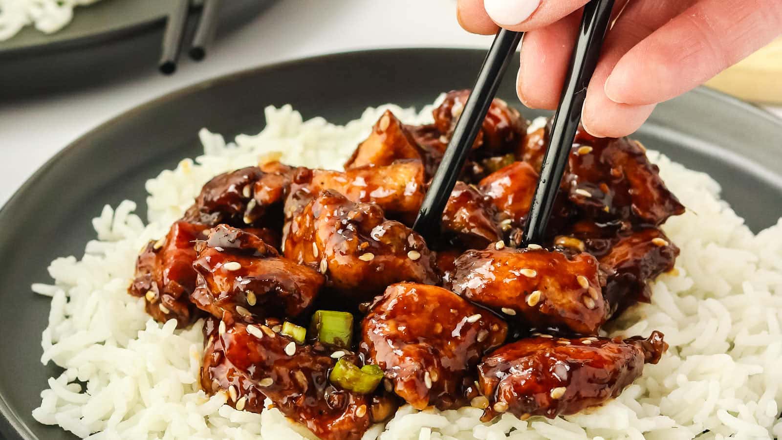 Sesame Chicken recipe by Cheerful Cook.