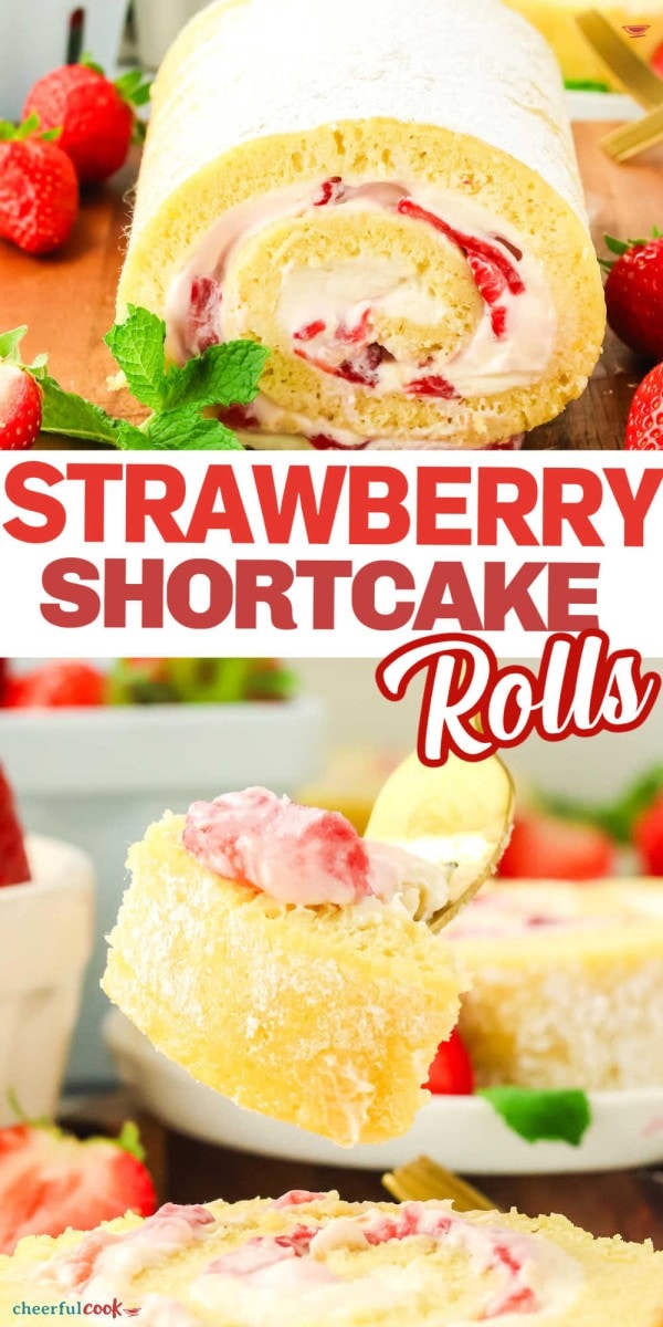 Strawberry Shortcake recipe by Cheerful Cook.
