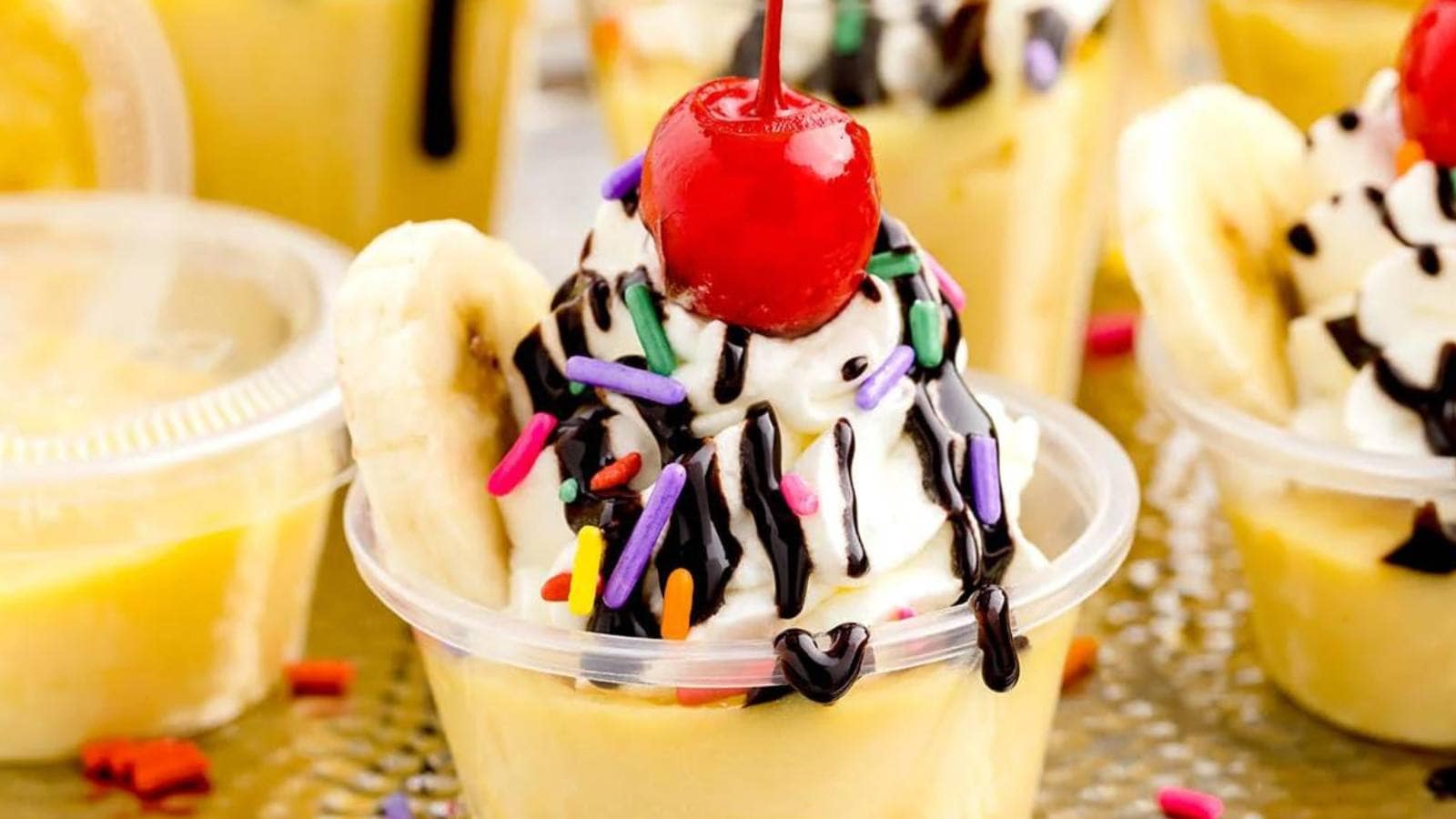 Banana Split Jello Shots recipe by Princess Pinky Girl.