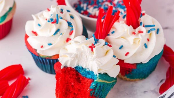 Firecracker Cupcakes recipe by Princess Pinky Girl.