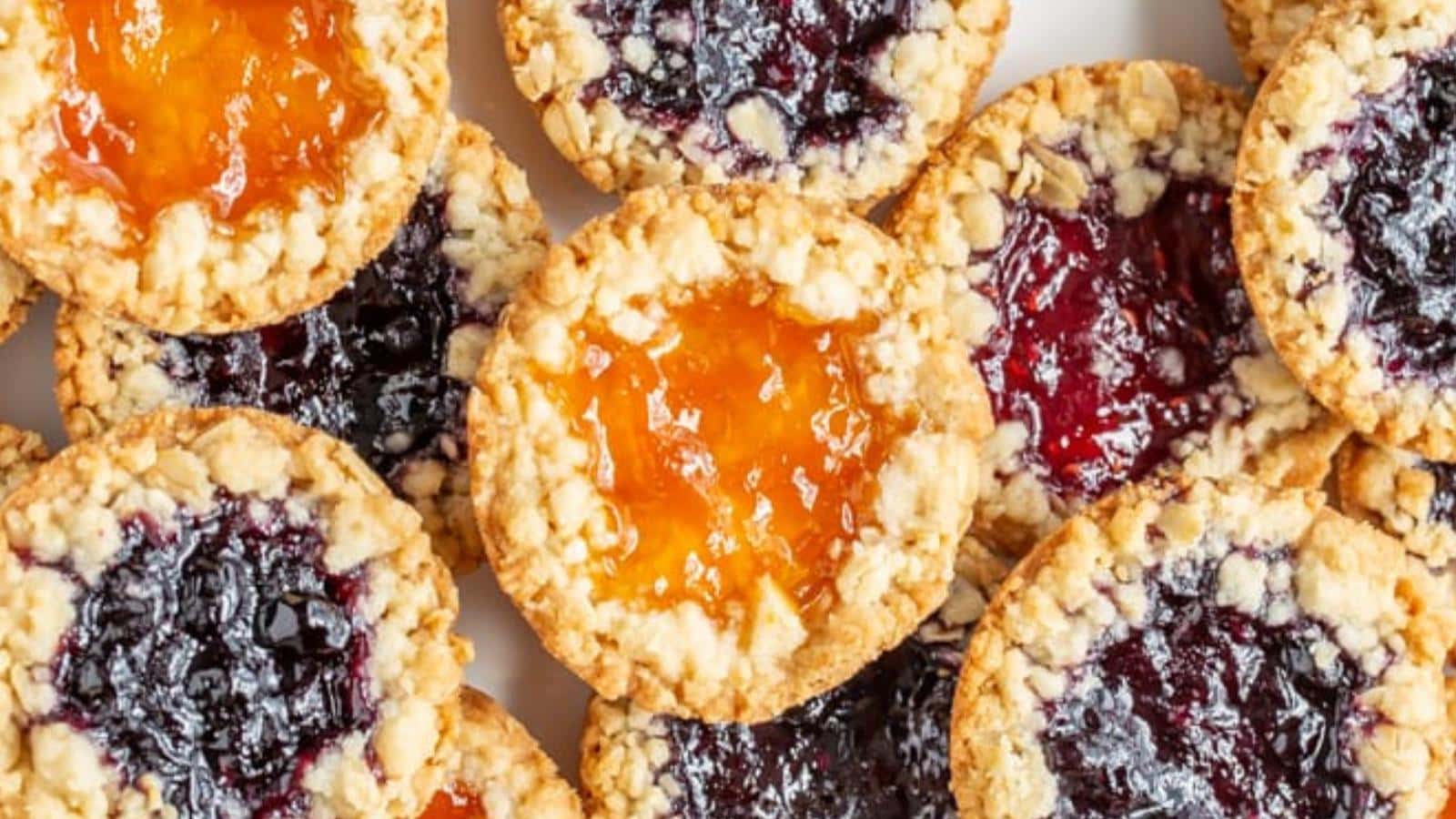Oatmeal Jammys recipe by Saving Room for Dessert.