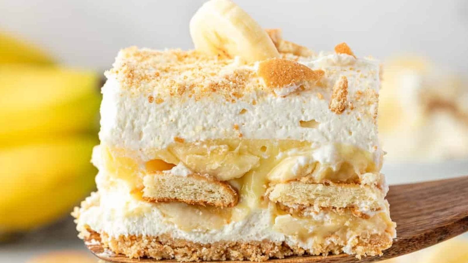 Banana Pudding Lasagna recipe by State of Dinner.