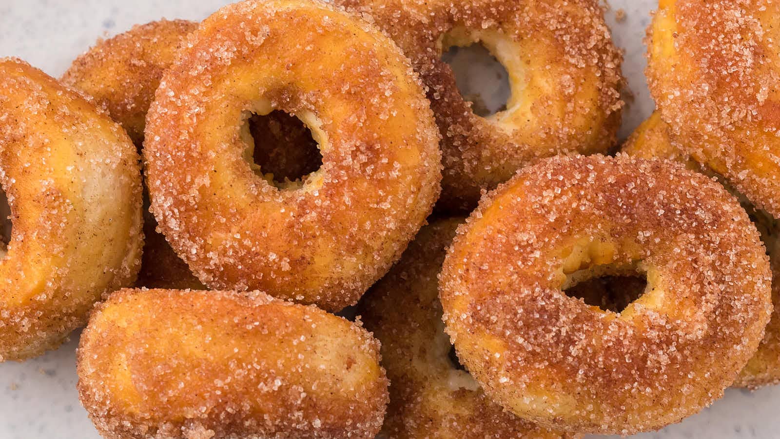 Air Fryer Cinnamon Donuts recipe by Cheerful Cook.