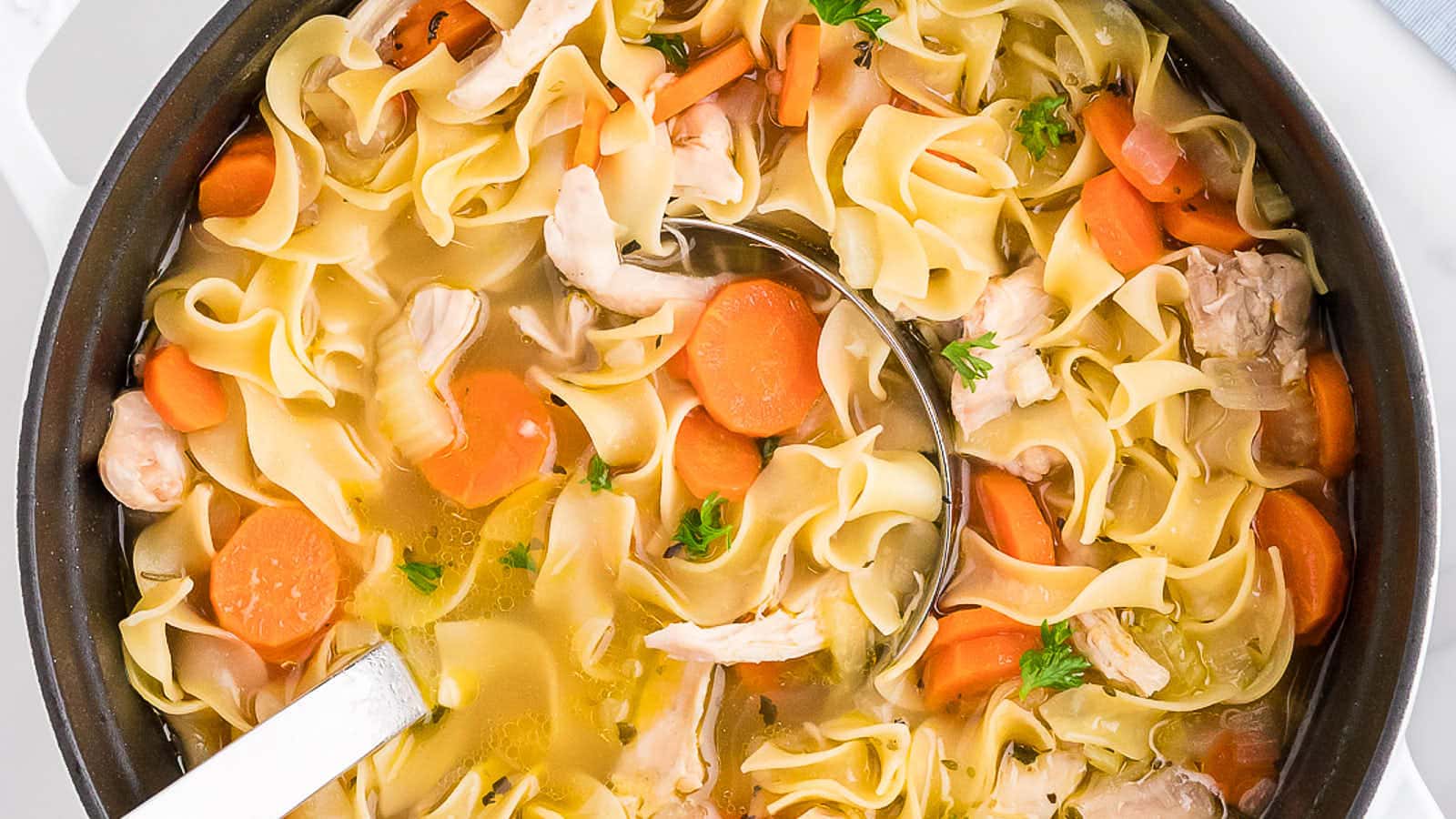 Chicken Noodle soup recipe by Cheerful Cook.