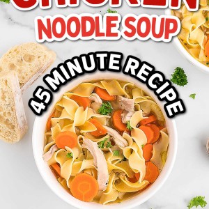 Chicken Noodle soup recipe by Cheerful Cook.