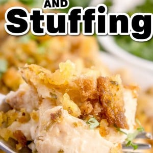 Crockpot Chicken and Stuffing recipe by Cheerful Cook.