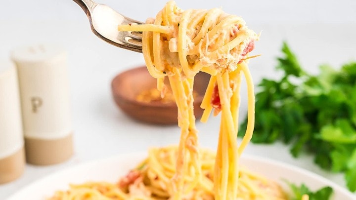 Easy Crockpot Chicken Spaghetti Recipe