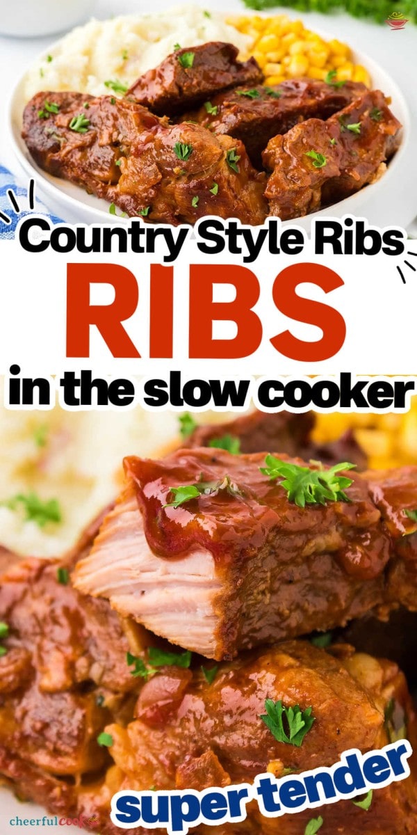 Slow Cooker Country Style Ribs recipe by Cheerful Cook.
