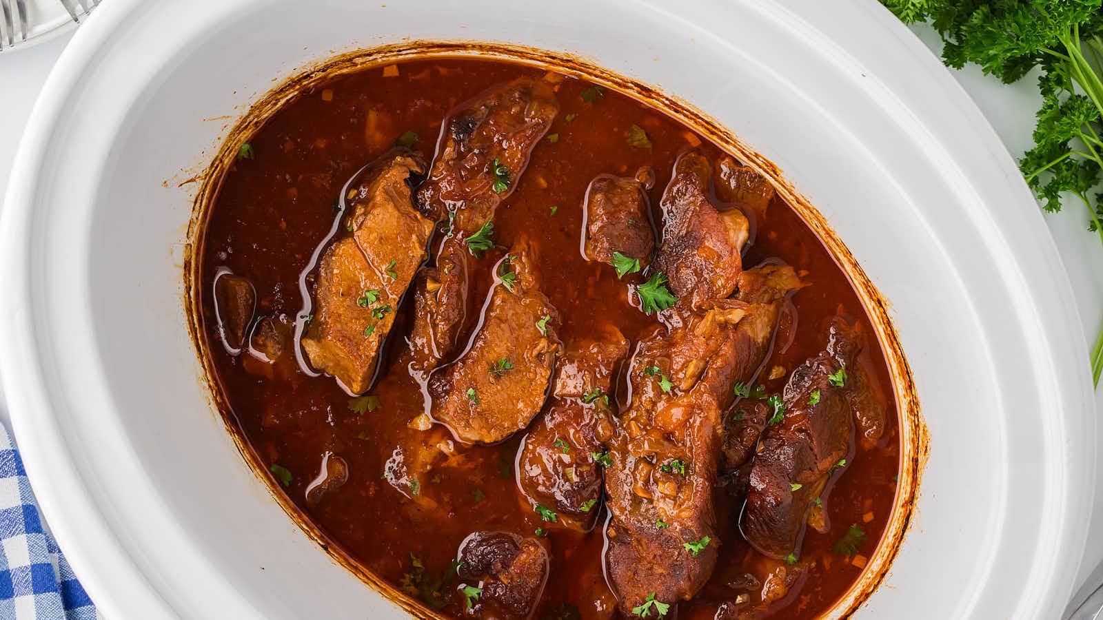 Slow Cooker Country Style Ribs recipe by Cheerful Cook.
