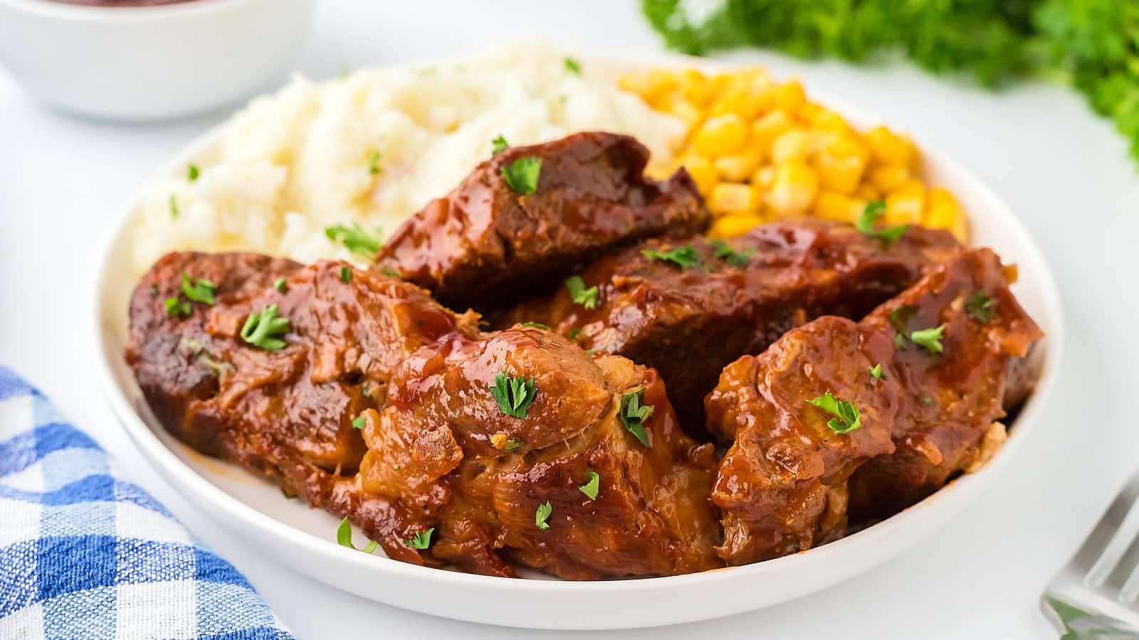 Slow Cooker Country Style Ribs recipe by Cheerful Cook.