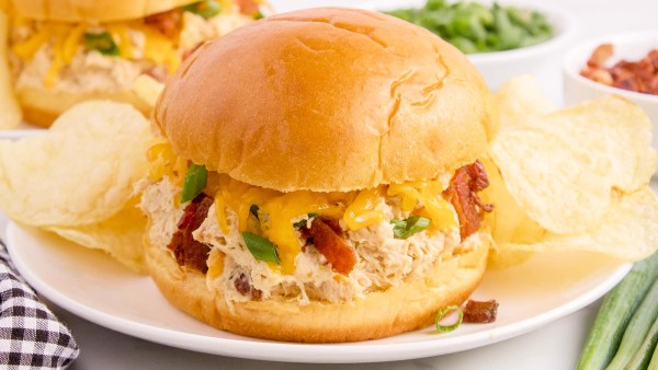 Crock Pot Crack Chicken recipe by Cheerful Cook.