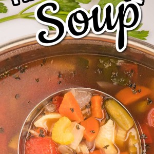 Minestrone Soup recipe with Cheerful Cook.