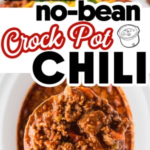 Slow Cooker No Bean Chili recipe by Cheerful Cook.