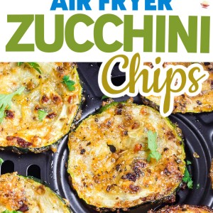 Air Fryer Zucchini Chips recipe by Cheerful Cook.
