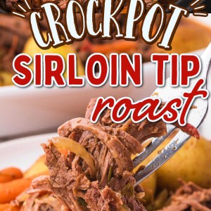 Crockpot Sirloin Tip Roast recipe by Cheerful Cook.