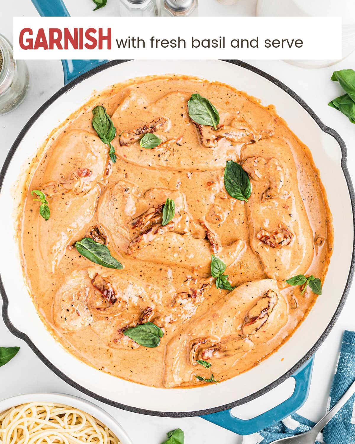 Garnish with fresh basil.