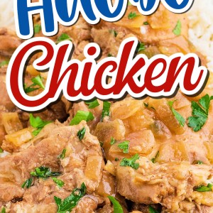 Slow Cooker Adobo Chicken recipe by Cheerful Cook.