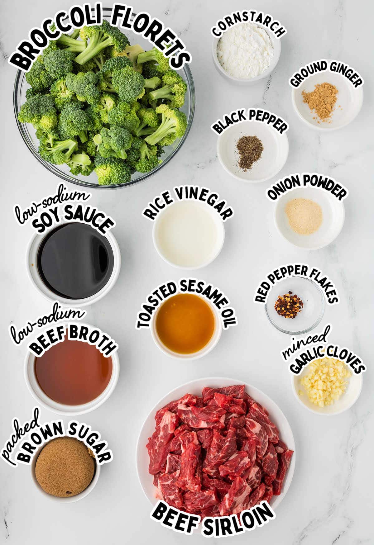 Ingredients need to make Crockpot Beef and Broccoli. 