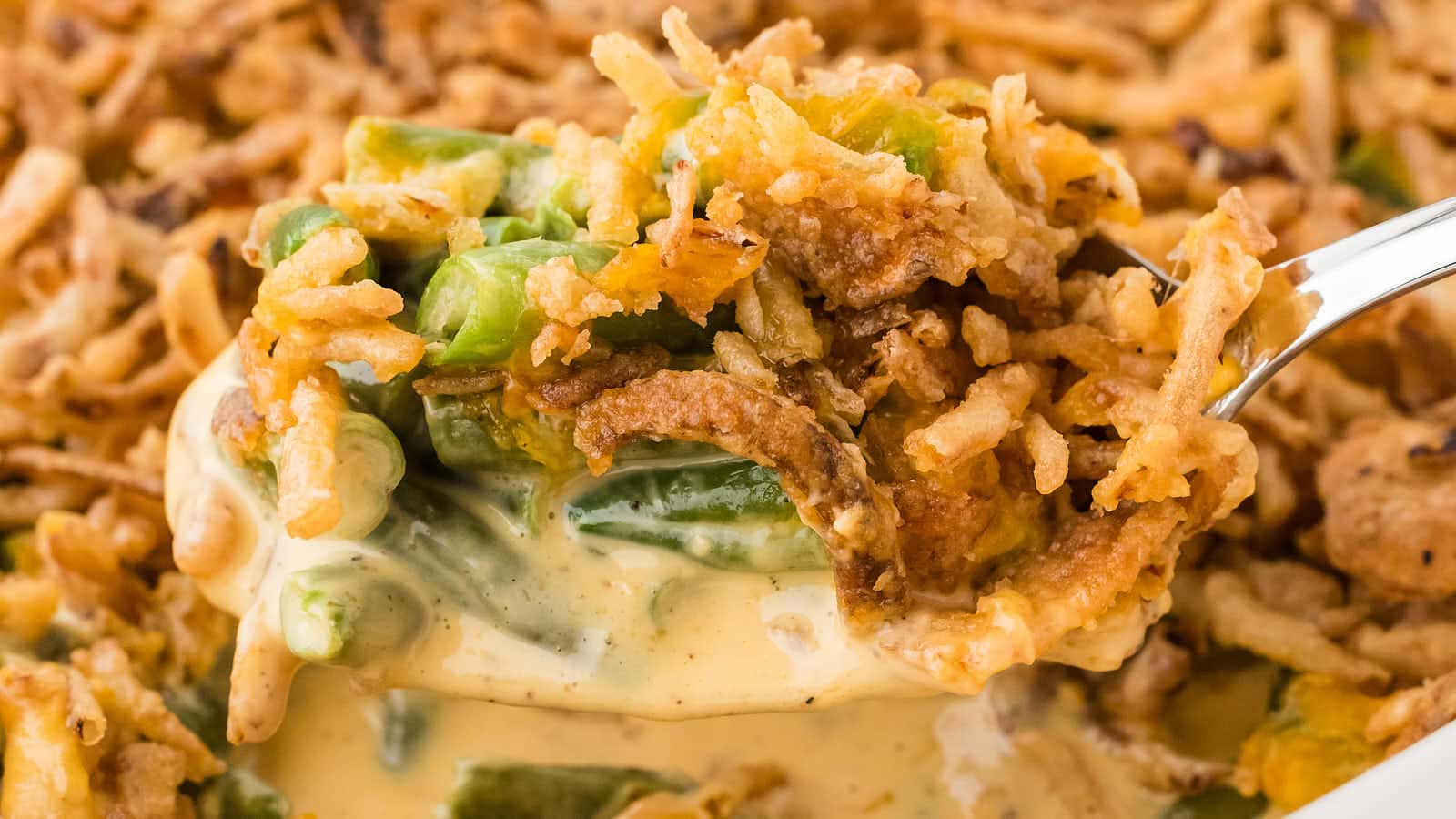 Green Bean Casserole recipe by Cheerful Cook.