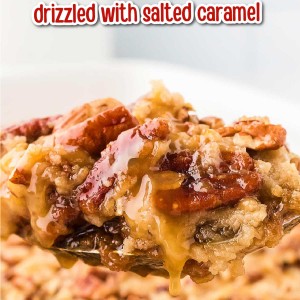 Pecan Pie Dump Cake recipe by Cheerful Cook.