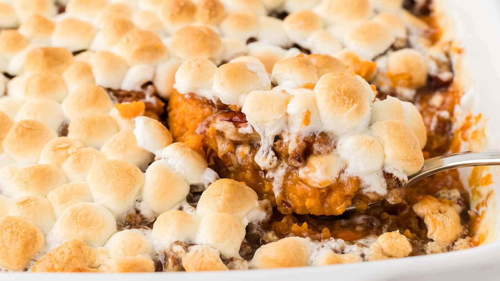 Sweet Potato Casserole recipe by Cheerful Cook.