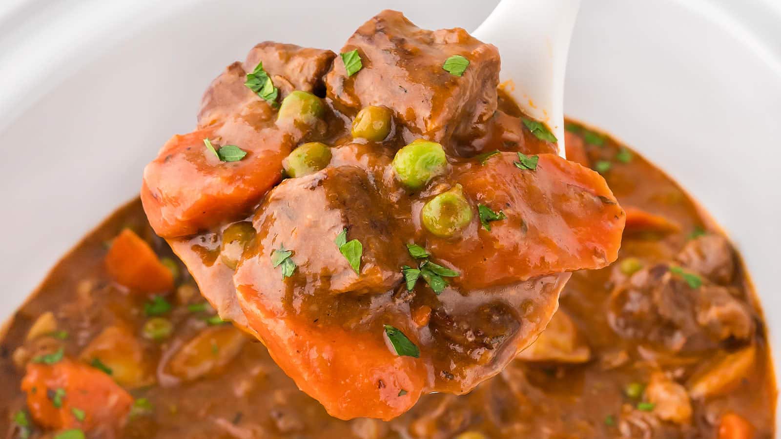 Crockpot Beef Stew recipe by Cheerful Cook.