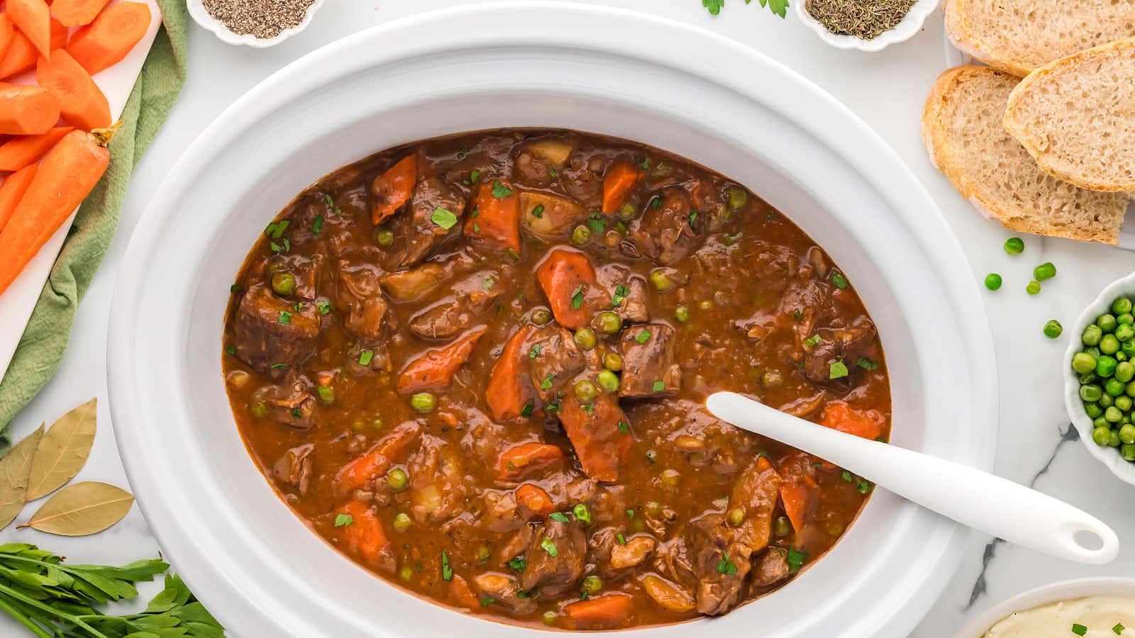 Crockpot Beef Stew recipe by Cheerful Cook.