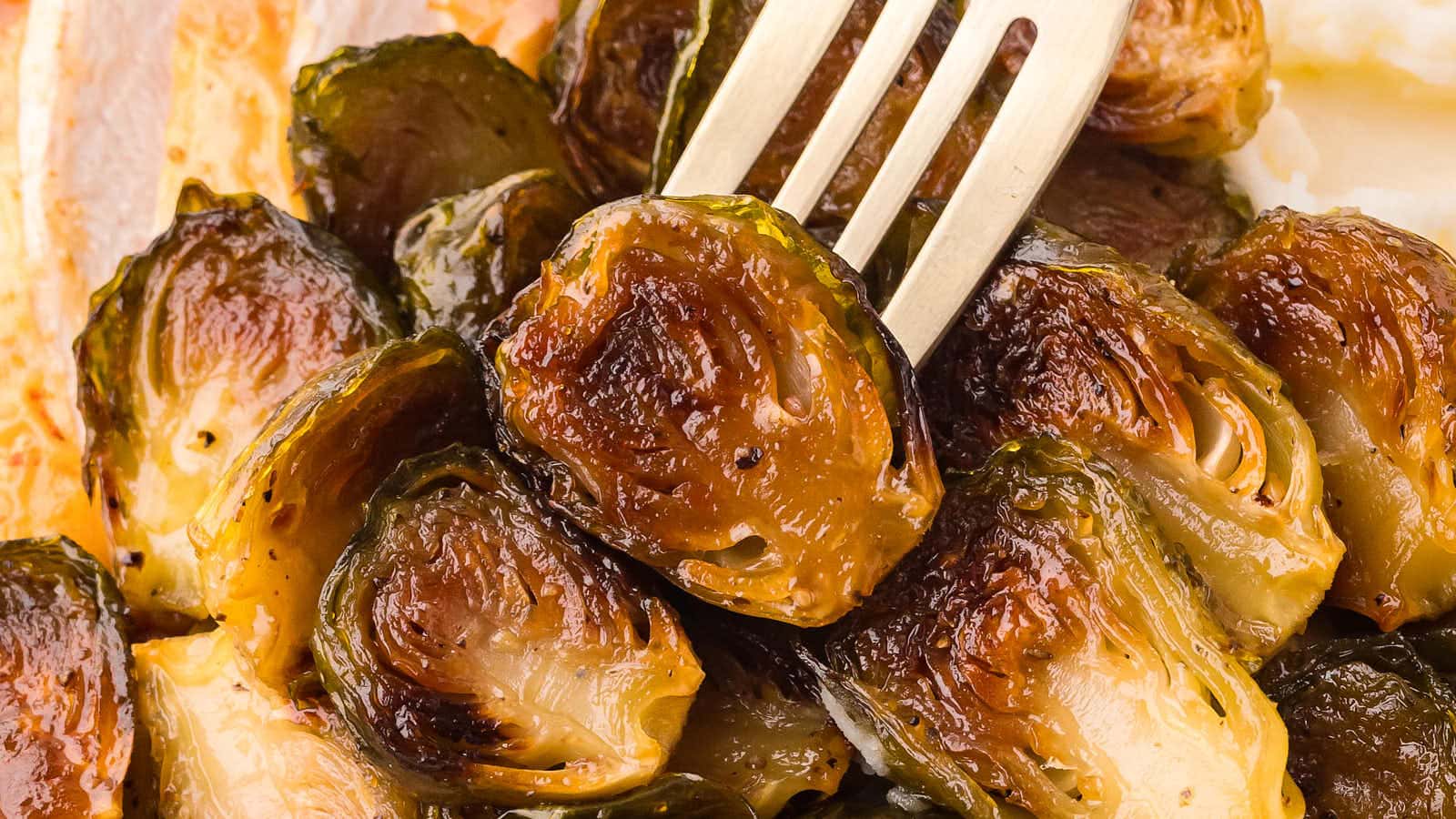 Honey Roasted Brussels Sprouts recipe by Cheerful Cook.