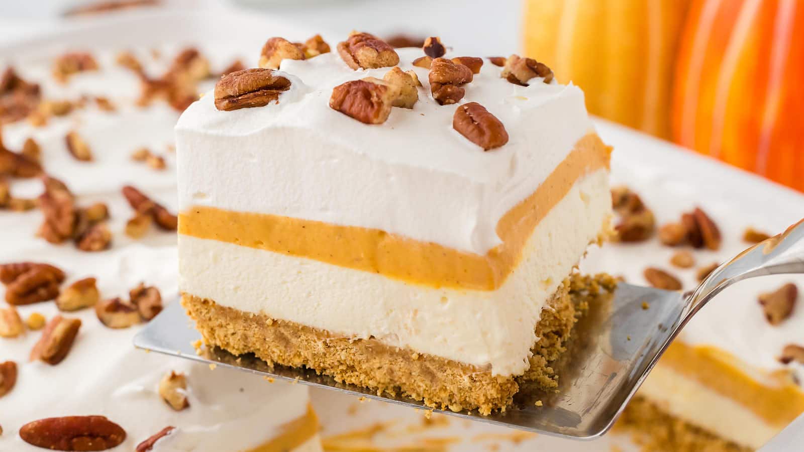 No-Bake Pumpkin Delight recipe by Cheerful Cook.